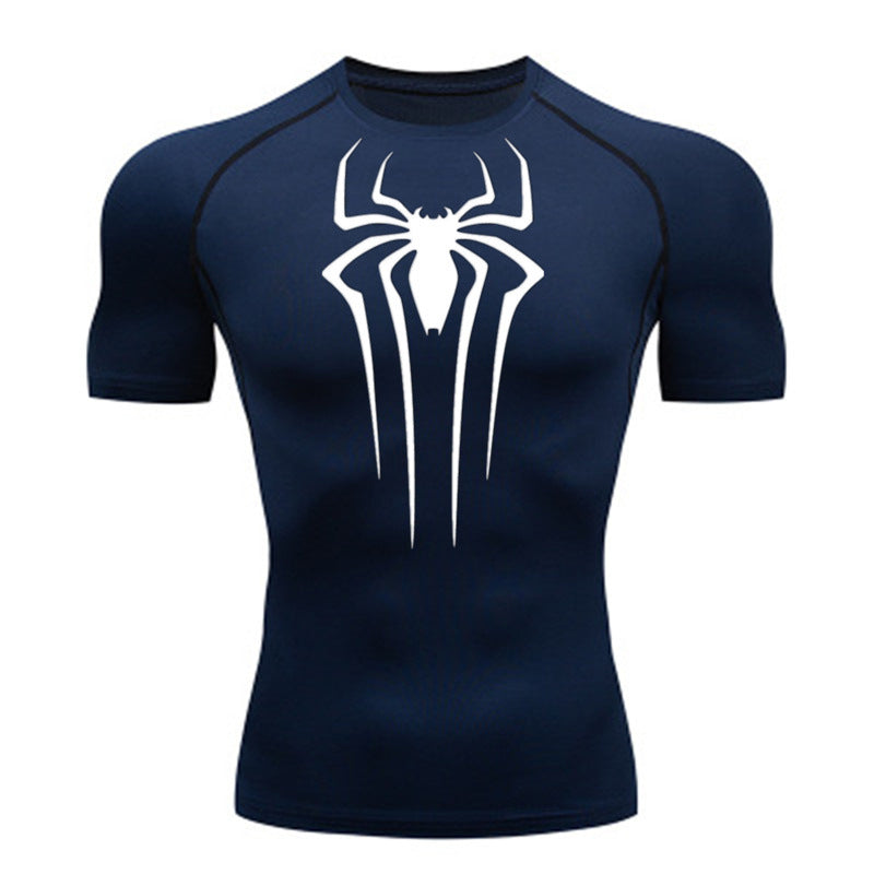Camiseta Compresión Fitness Hombre | Manga Corta Dry Fit