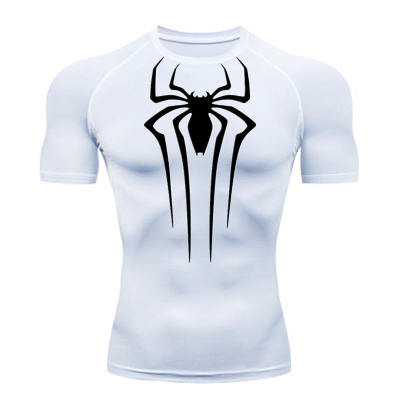 Camiseta Compresión Fitness Hombre | Manga Corta Dry Fit
