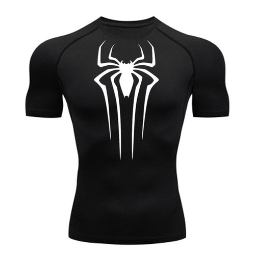 Camiseta Compresión Fitness Hombre | Manga Corta Dry Fit