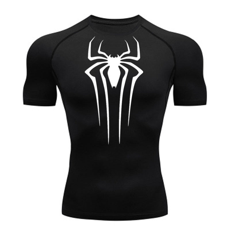 Camiseta Compresión Fitness Hombre | Manga Corta Dry Fit
