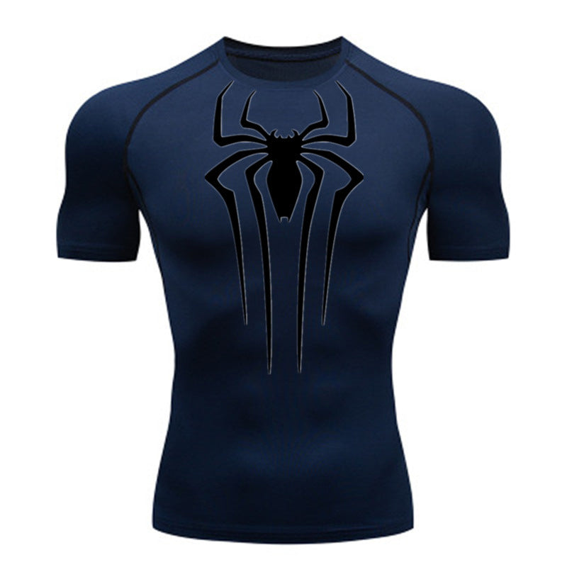 Camiseta Compresión Fitness Hombre | Manga Corta Dry Fit